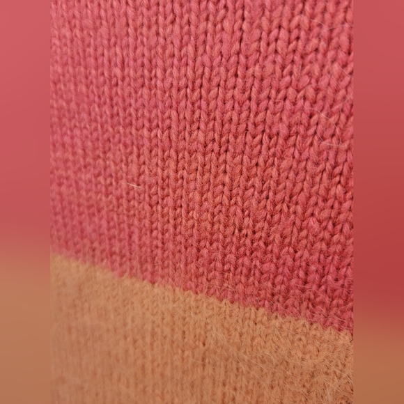 Loft Plus Women's Plus Size Striped Color-block Crewneck Sweater - 14 - Picture 5 of 9